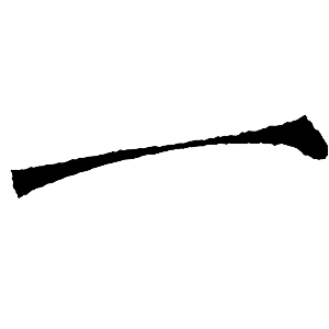 长横（侧锋粗横）